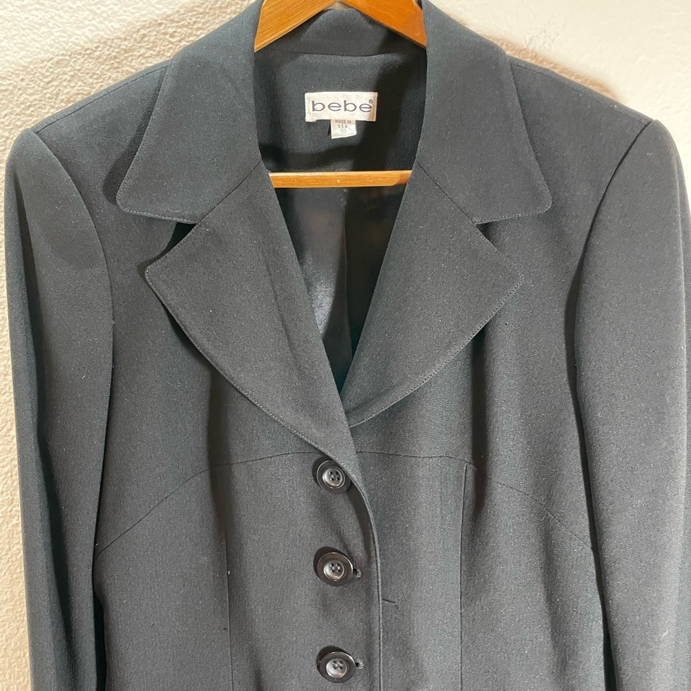 Y2K Bebe Blazer Made in USA Size 10 - Picture 6 of 10